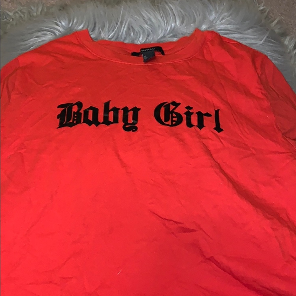 Red Baby Girl T-shirt